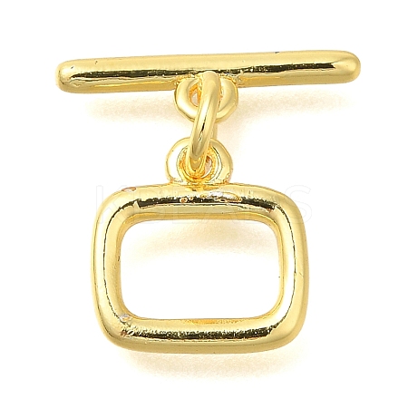 Brass Toggle Clasps KK-B121-05G-1