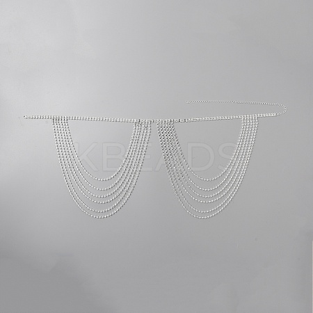 Brass Rhinestone Sexy Shoulder Bra Body Chain FIND-WH0152-181S-1