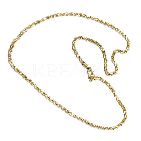 Alloy Rope Chain Necklaces for Women WGC39CD-27-1