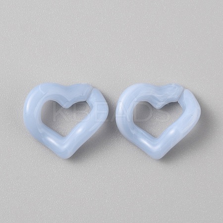 Two Tone Imitation Gemstone Acrylic Linking Rings FIND-WH0260-34H-1