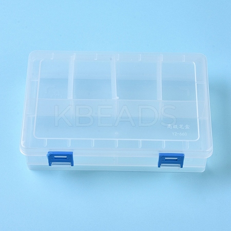 Transparent Plastic Large Capacity Storage Boxes CON-WH0069-92A-1