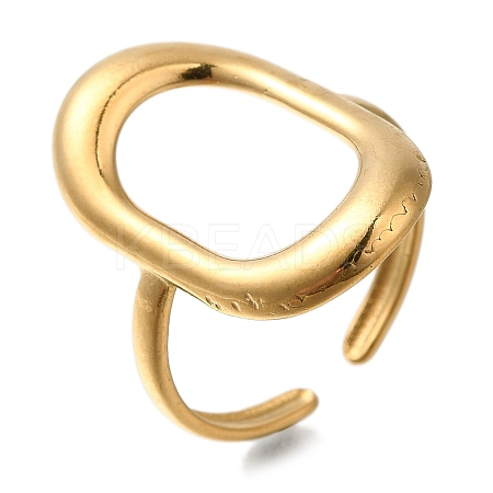 304 Stainless Steel Cuff Rings LS-RJEW-Z074-10G-1