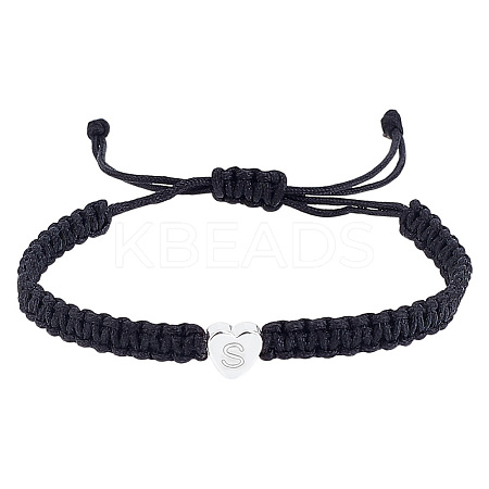 1Pc Adjustable Nylon Cord Braided Bracelets for Women Men BJEW-LP0001-34S-P-1