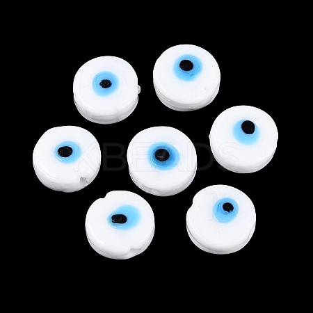 Handmade Evil Eye Lampwork Beads LAMP-N040-01A-1