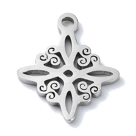 Non-Tarnish 304 Stainless Steel Charms LS-X-STAS-C097-24P-1