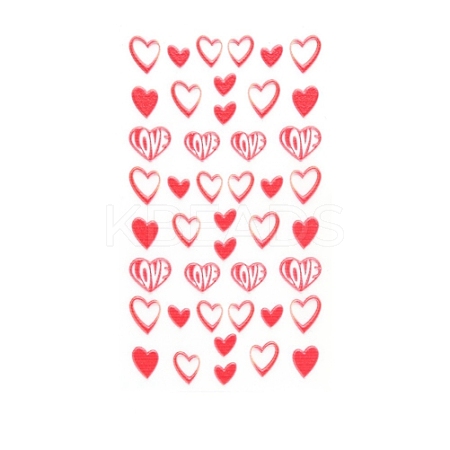 Valentine's Day 5D Love Nail Art Sticker Decals MRMJ-R109-Z-D4363-01-1