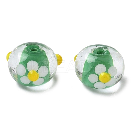 Handmade Lampwork Enamel Beads LAMP-Z020-04A-1