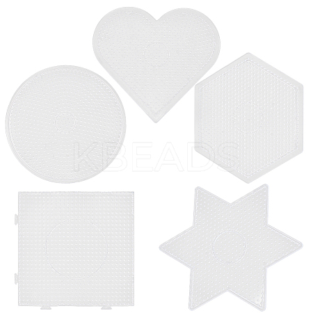 5Pcs 5 Styls Acrylic Bean Accessories AJEW-CN0004-68-1
