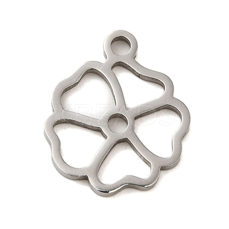 Non-Tarnish 304 Stainless Steel Charms STAS-S123-01P-08-1