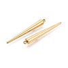 304 Stainless Steel Pendants STAS-T075-22C-G-2