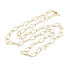 Ion Plating(IP) 304 Stainless Steel Necklaces STAS-D084-27G-1