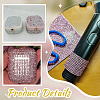 Glitter Resin Hotfix Rhinestone DIY-WH0622-417B-5