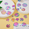 48Pcs 12 Style 201 Stainless Steel Filigree Pendants STAS-BY0001-21-6
