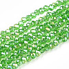 Electroplate Glass Beads Strands EGLA-A044-T1mm-B11-1