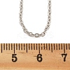 Brass Cable Chain Necklaces for Women NJEW-D302-48P-5
