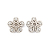 925 Sterling Silver Micro Pave Cubic Zirconia Bead Caps STER-U002-12P-1