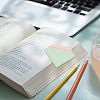12Pcs 12 Colors PU Leather Diamond Shape Bookmarks AJEW-CL0001-22-5