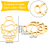 201 Stainless Steel Laser Cut Pendants STAS-UN0013-16-2