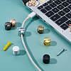 7Pcs 7 Colors Aluminum Cable Management Clips AJEW-FH0006-90-4