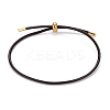 Adjustable PU Leather Cord Slider Bracelets BJEW-F412-05G-B-1