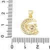 Brass Micro Pave Cubic Zirconia Pendants KK-D357-16C-G-3