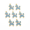 Alloy Enamel Pendants ENAM-N055-013B-NR-1