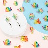 56Pcs 7 Style Resin Cabochons CRES-LS0001-07-6