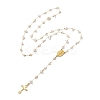 Rosary Bead Necklaces NJEW-JN04883-4