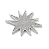 Rack Plating Brass Micro Pave Clear Cubic Zirconia Pendants KK-G515-32P-2