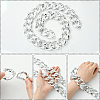 1Pc Acrylic Cuban Link Chain Necklaces for Men NJEW-SP0001-09A-S-3