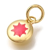 Rack Plating Brass Charms KK-I720-51G-05-2