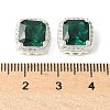 Brass Micro Pave Cubic Zirconia Beads KK-A253-20S-03-3