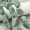 Natural Green Aventurine Beads Strands G-G697-E07-5