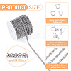 DIY 304 Stainless Steel Cable Chain Bracelets/Neckalaces Making Kits DIY-TA0011-27A-3