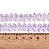 Electroplate AB Color Plated Glass Beads Strands EGLA-B004-02A-NA01-4