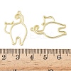 Alloy Open Back Bezel Pendants X-FIND-L025-02G-3