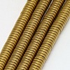 Electroplate Non-magnetic Synthetic Hematite Beads Strands G-J164B-4mm-07-1
