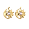 304 Stainless Steel Rhinestone Pendants STAS-Z166-24G-06-1
