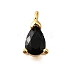 Brass Micro Pave Cubic Zirconia Pendants KK-D356-08H-G-1