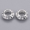 Tibetan Style Alloy European Beads TIBEB-EAA386Y-S-FF-1