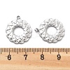 Anti-Tarnish 304 Stainless Steel Pendants STAS-R130-59P-3