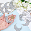 Resin Rhinestone Hotfix Rhinestone Iron on/Sew on Cloth Patches DIY-WH20063-030E-3