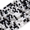 Glass Beads Strands GLAA-F106-B-15-1