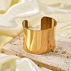 304 Stainless Steel Open Cuff Bangles BJEW-U015-01G-2