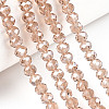 Electroplate Glass Beads Strands EGLA-A034-T1mm-A29-4