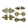 5 Bags 5 Styles Zinc Alloy Hook Button FIND-PH0027-46-6