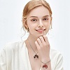 12Pcs 12 Colors Gemstone Pendants G-PH0001-33-WH-3