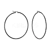 304 Stainless Steel Big Hoop Earrings EJEW-F105-02B-2