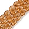 Transparent Glass Beads Strands LS-EGLA-N013-T10mm-D21-1