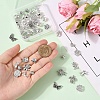 45Pcs 15 Styles Tibetan Style Alloy Beads FIND-YW0006-32-7